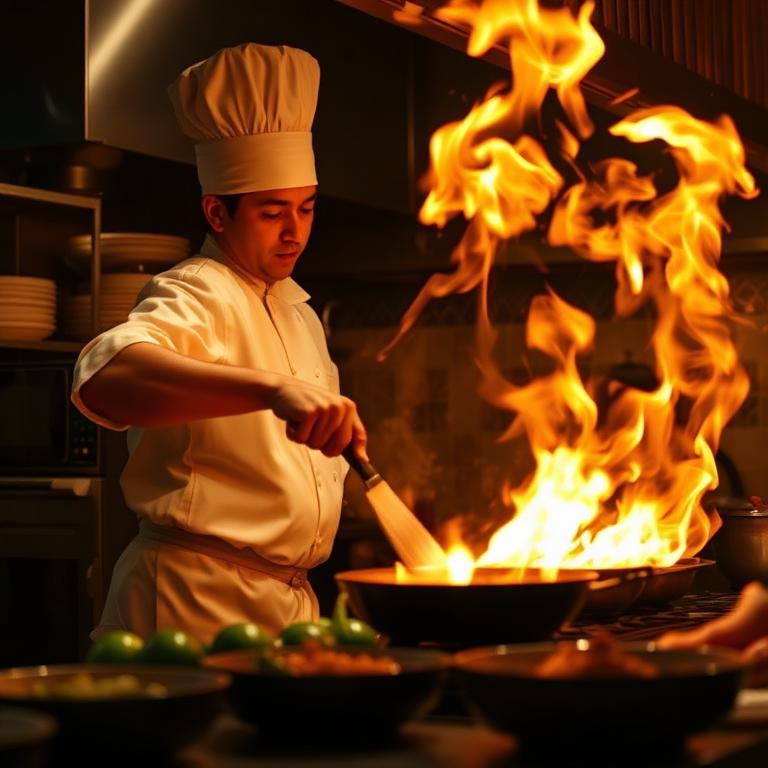 Chef cooking
