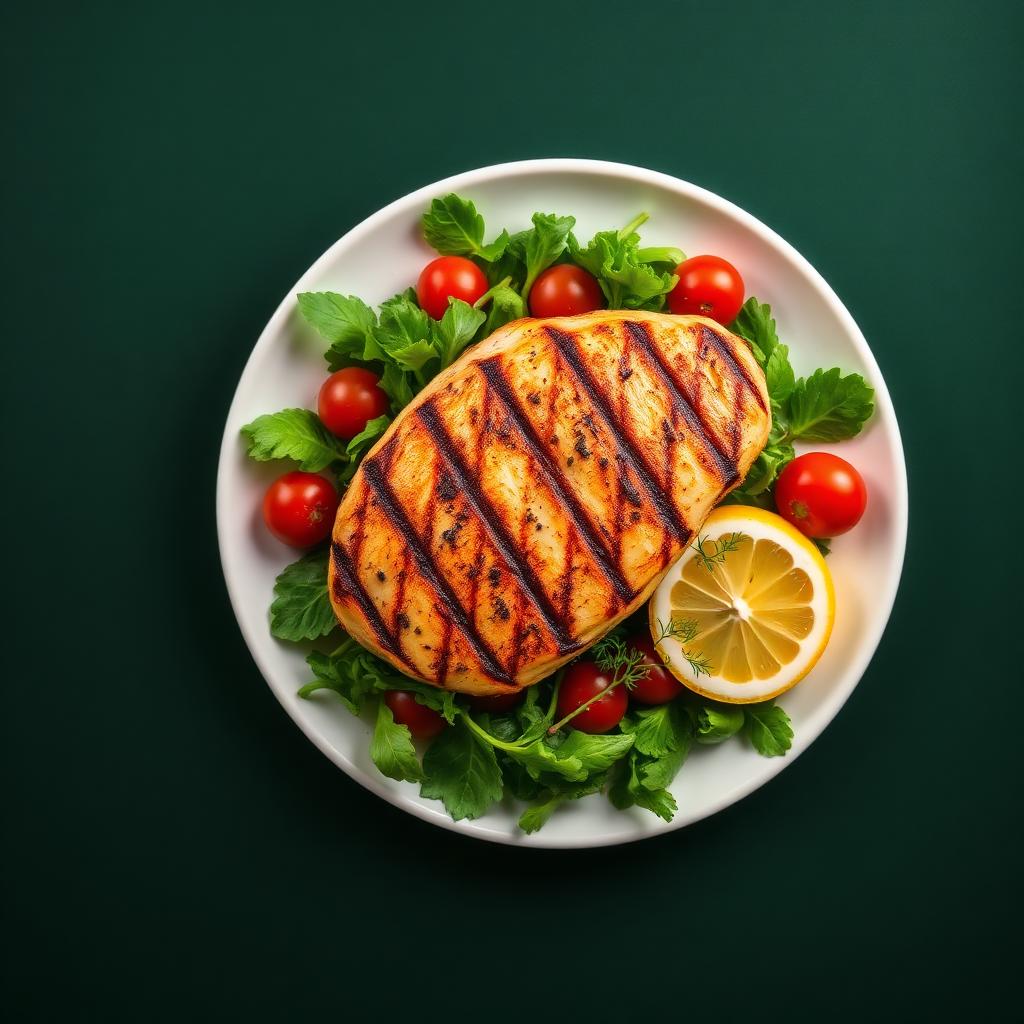 Signature grilled chicken plate